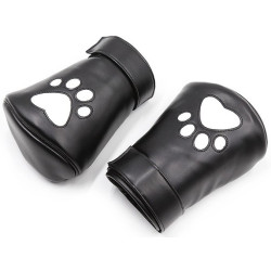 Kinky Puppy Bear PU Gloves